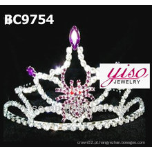 Tiara de coroa de luxo